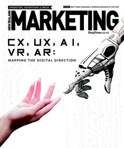 NZ Marketing Magazine Cover - Mapping the Digital Direction Issue